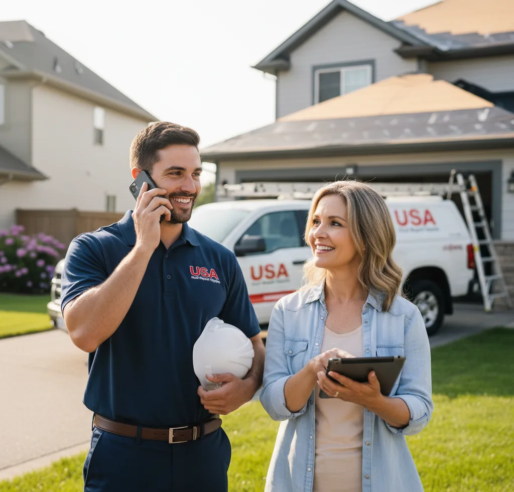 USA Roof Repair Experts customer support in Opp